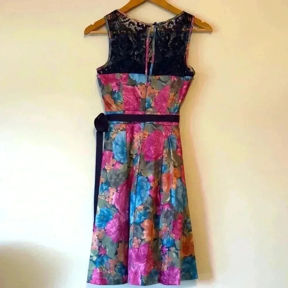Tatyana Mirabelle Floral Mini Cocktail Dress - Picture 2 of 6